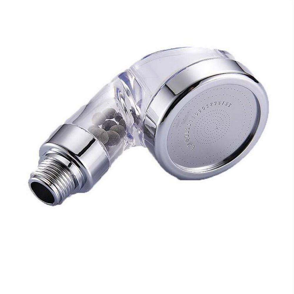 Ionic Filtration Chrome Faucet Spray Head Extension Set, Handheld Basin Rinser Faucet Kit with Coiled Hose / Adhesive Wall Bracket