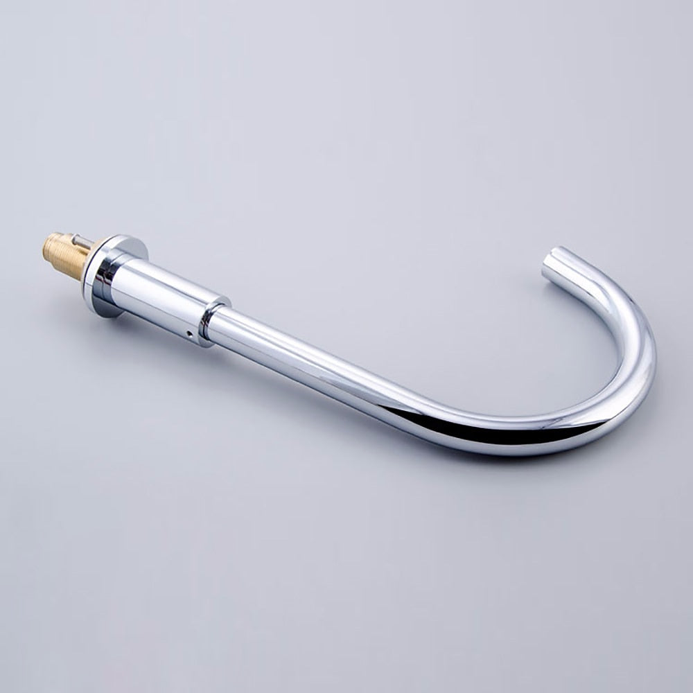 Chrome 5-Hole Deck-Mount Tub Filler Faucet, 3-Handle Brass Tub Faucet with Handheld Shower