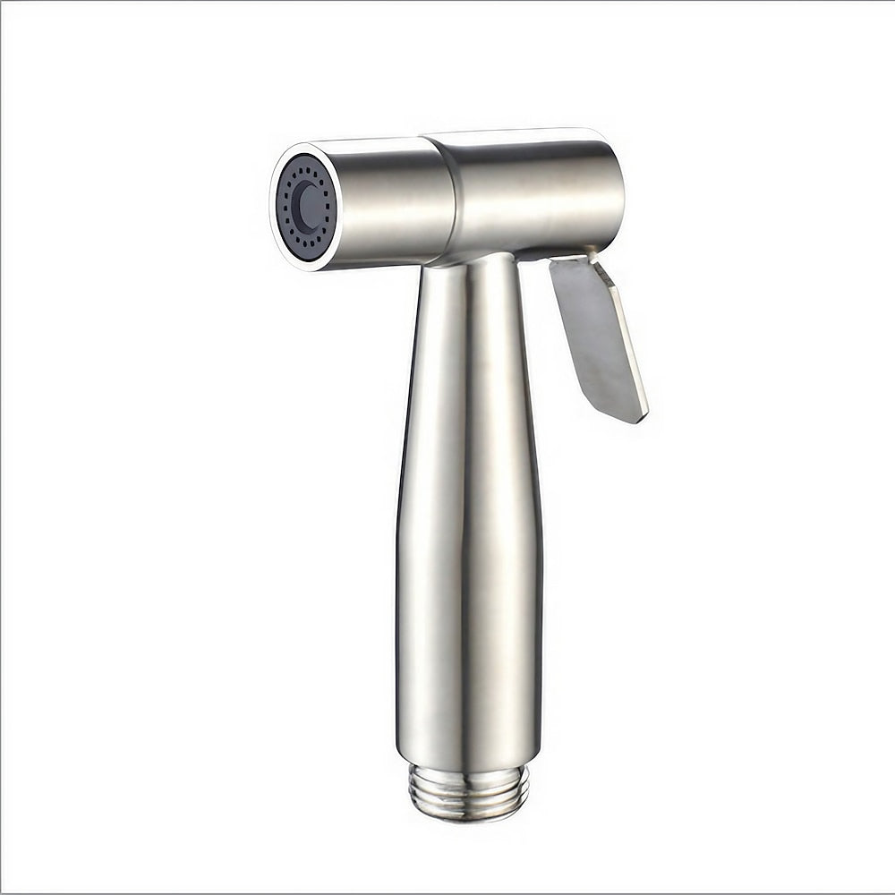 Stainless Steel Handheld Bidet Sprayer, Wall-Mount Bidet Faucet with Shower Hose / Bracket