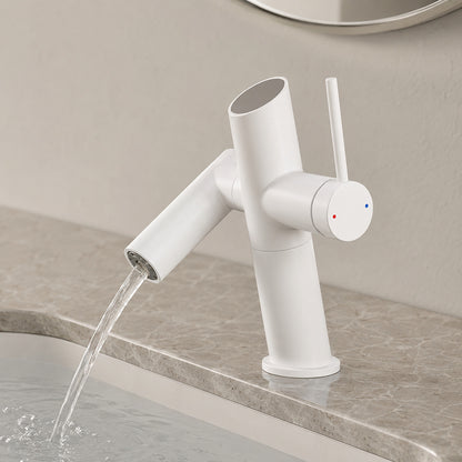 Lagomel single-hole bathroom faucet, set in a Traditional/Classic bathroom
