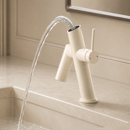 Lagomel single-hole bathroom faucet, set in a Traditional/Classic bathroom
