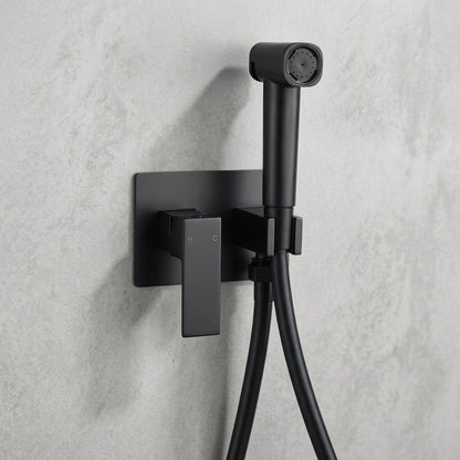Lagomel wall-mounted bidet faucet, set in a Traditional/Classic/Vintage/Retro bathroom