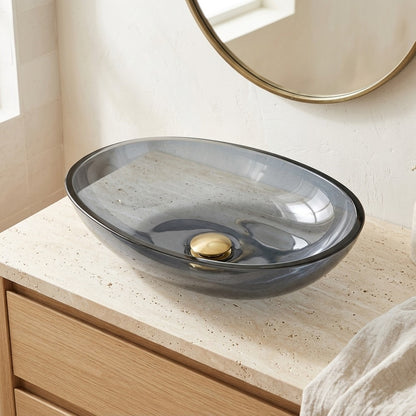 Lagomel faucet and sink set, set in a Modern/Contemporary bathroom