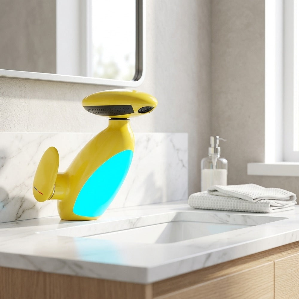 Lagomel pull-out single-hole bathroom faucet, set in a Traditional/Classic/Vintage/Retro bathroom