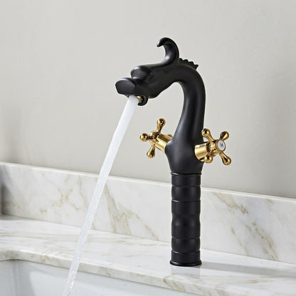 Lagomel single-hole bathroom faucet, set in a Traditional/Classic bathroom