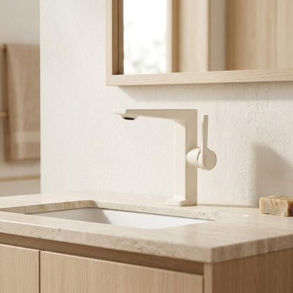 Lagomel single-hole bathroom faucet, set in a Traditional/Classic bathroom