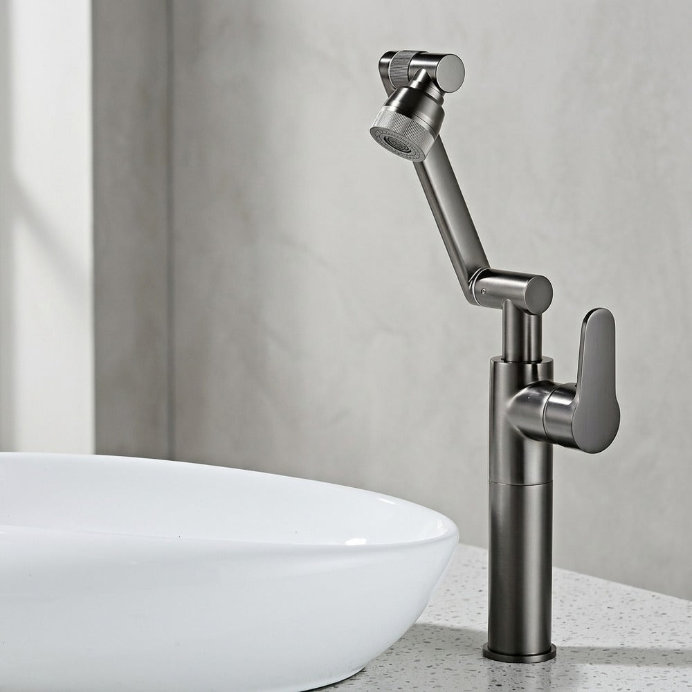 Lagomel single-hole bathroom faucet, set in a Traditional/Classic bathroom