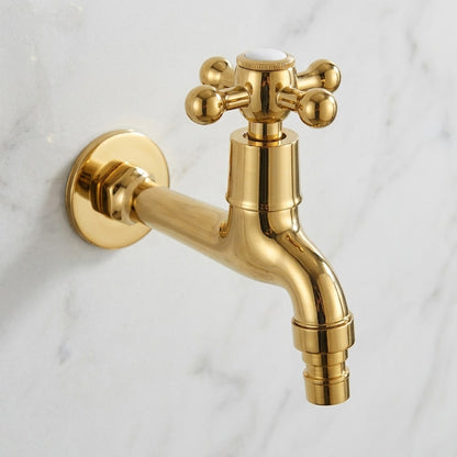 Lagomel wall-mounted washing machine faucet, set in a Traditional/Classic/Rustic/Industrial bathroom