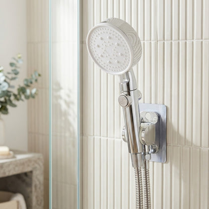 Lagomel hand shower, set in a Contemporary bathroom