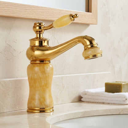 Lagomel single-hole bathroom faucet, set in a Traditional/Classic bathroom