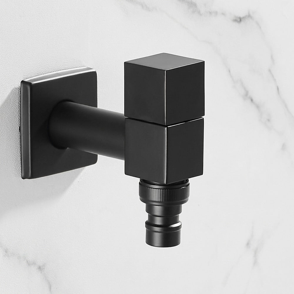 Lagomel wall-mounted washing machine faucet, set in a Traditional/Classic/Rustic/Industrial bathroom