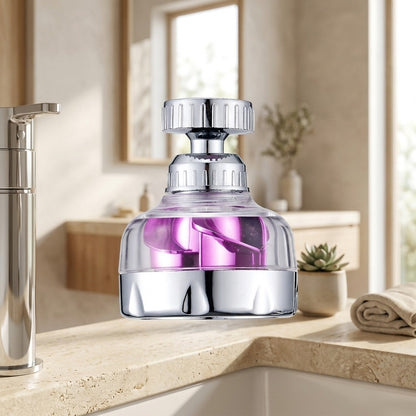 Lagomel faucet aerator, set in a Modern bathroom