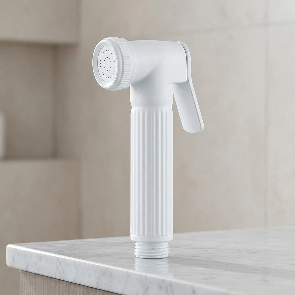 Lagomel single-handle bidet faucet, set in a Contemporary bathroom