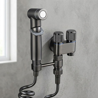 Lagomel wall-mounted bidet faucet, set in a Traditional/Classic/Vintage/Retro bathroom