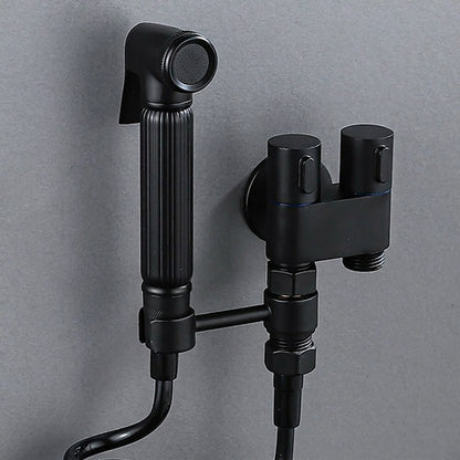 Lagomel wall-mounted bidet faucet, set in a Traditional/Classic/Vintage/Retro bathroom