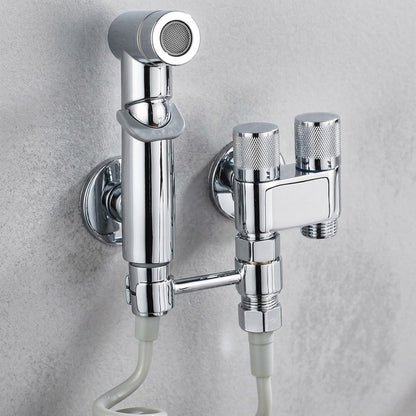 Lagomel wall-mounted bidet faucet, set in a Traditional/Classic/Vintage/Retro bathroom