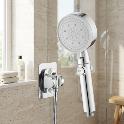 Lagomel hand shower, set in a Contemporary bathroom