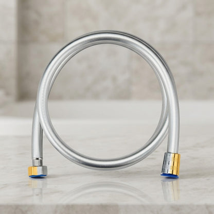 Lagomel shower hose, set in a Contemporary bathroom