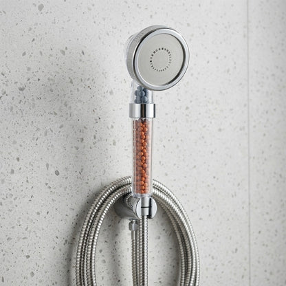 Lagomel hand shower, set in a Contemporary bathroom