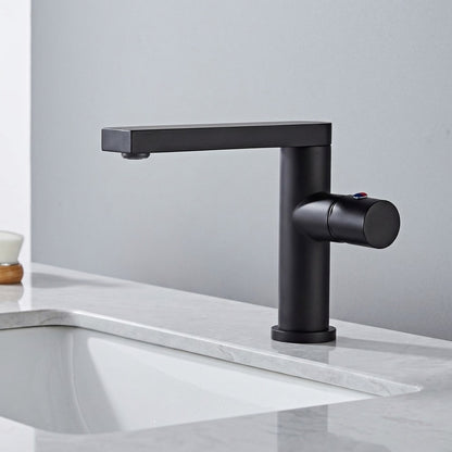 Lagomel single-hole bathroom faucet, set in a Traditional/Classic bathroom