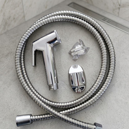 Lagomel wall-mounted bidet attachment, set in a Contemporary bathroom
