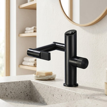 Lagomel single-hole bathroom faucet, set in a Traditional/Classic bathroom