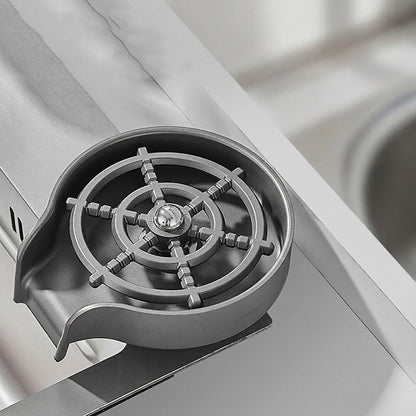 Lagomel glass rinser, set in a Modern/Contemporary kitchen