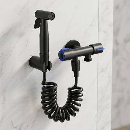 Lagomel wall-mounted bidet faucet, set in a Traditional/Classic/Vintage/Retro bathroom