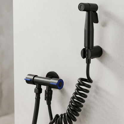 Lagomel wall-mounted bidet faucet, set in a Traditional/Classic/Vintage/Retro bathroom