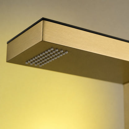 Modern Waterfall Bathroom Faucet, Single-Handle Brass Basin Faucet, Chrome / Brushed Gold / Matte White