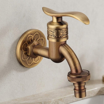 Lagomel wall-mounted washing machine faucet, set in a Traditional/Classic/Rustic/Industrial bathroom