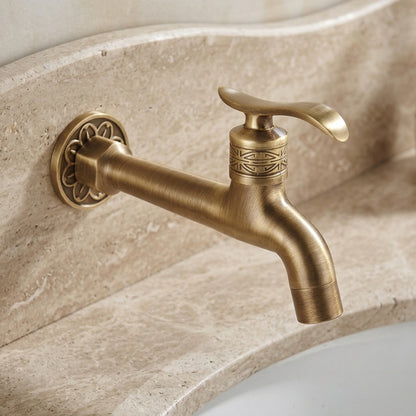 Lagomel wall-mounted washing machine faucet, set in a Traditional/Classic/Rustic/Industrial bathroom