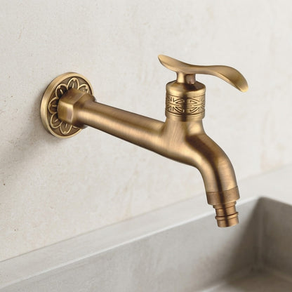 Lagomel wall-mounted washing machine faucet, set in a Traditional/Classic/Rustic/Industrial bathroom