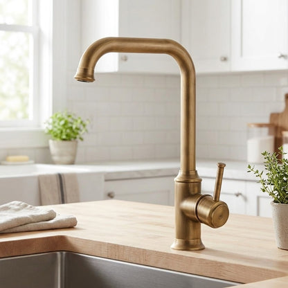 Lagomel single-handle kitchen faucet, set in a Traditional/Classic/Vintage/Retro kitchen