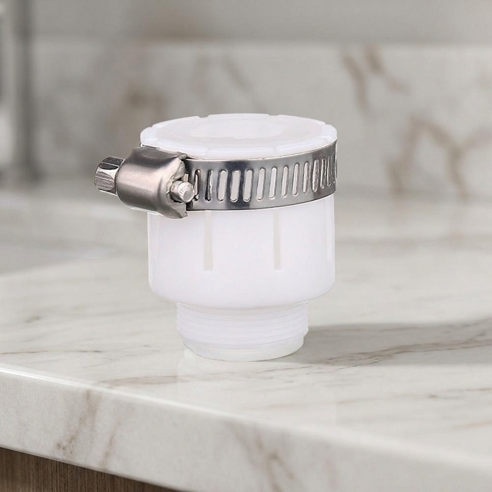 Lagomel faucet aerator, set in a Modern bathroom