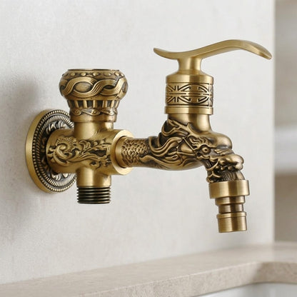 Lagomel wall-mounted bidet faucet, set in a Traditional/Classic/Vintage/Retro bathroom