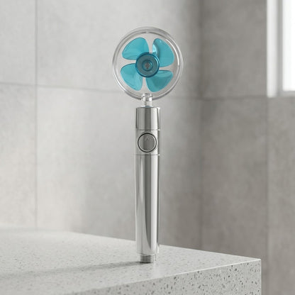 Lagomel hand shower, set in a Contemporary bathroom