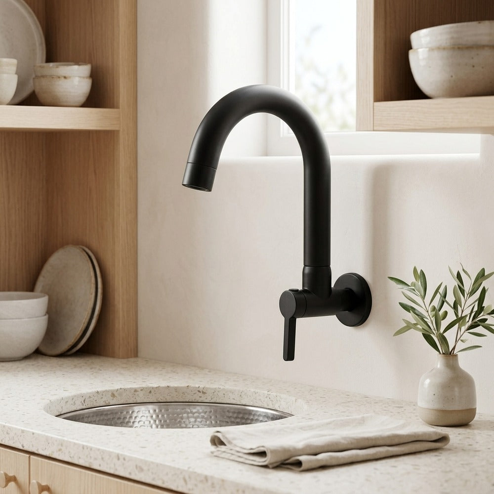 Lagomel wall-mounted single-handle bar faucet, set in a Modern/Contemporary kitchen