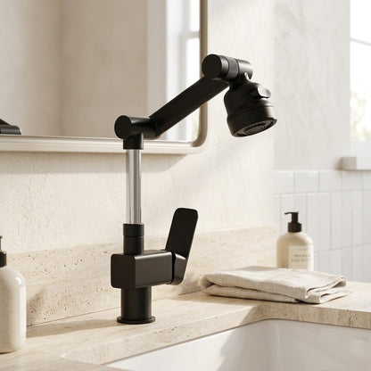 Lagomel single-hole bathroom faucet, set in a Traditional/Classic bathroom