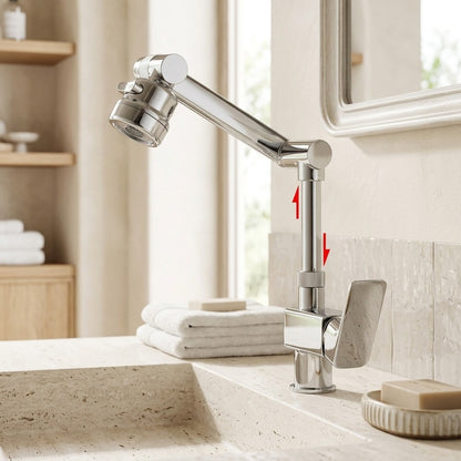 Lagomel single-hole bathroom faucet, set in a Traditional/Classic bathroom