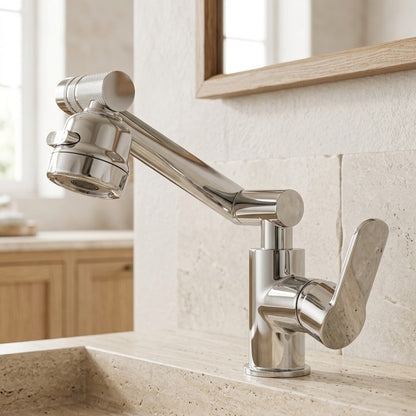Lagomel single-hole bathroom faucet, set in a Traditional/Classic bathroom