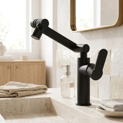 Lagomel single-hole bathroom faucet, set in a Traditional/Classic bathroom