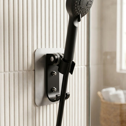 Lagomel wall-mounted hand shower, set in a Contemporary bathroom