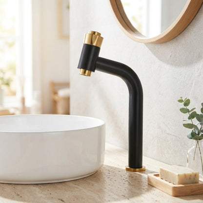 Lagomel single-hole bathroom faucet, set in a Traditional/Classic bathroom