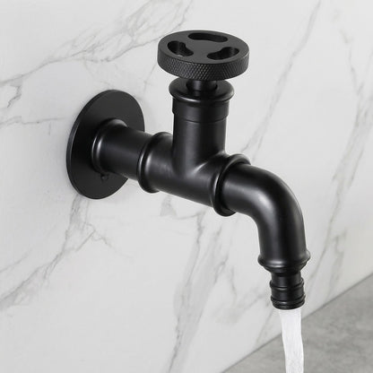 Lagomel wall-mounted single-handle washing machine faucet, set in a Vintage/Retro bathroom