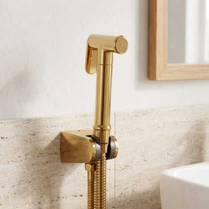 Lagomel single-handle bidet faucet, set in a Contemporary bathroom