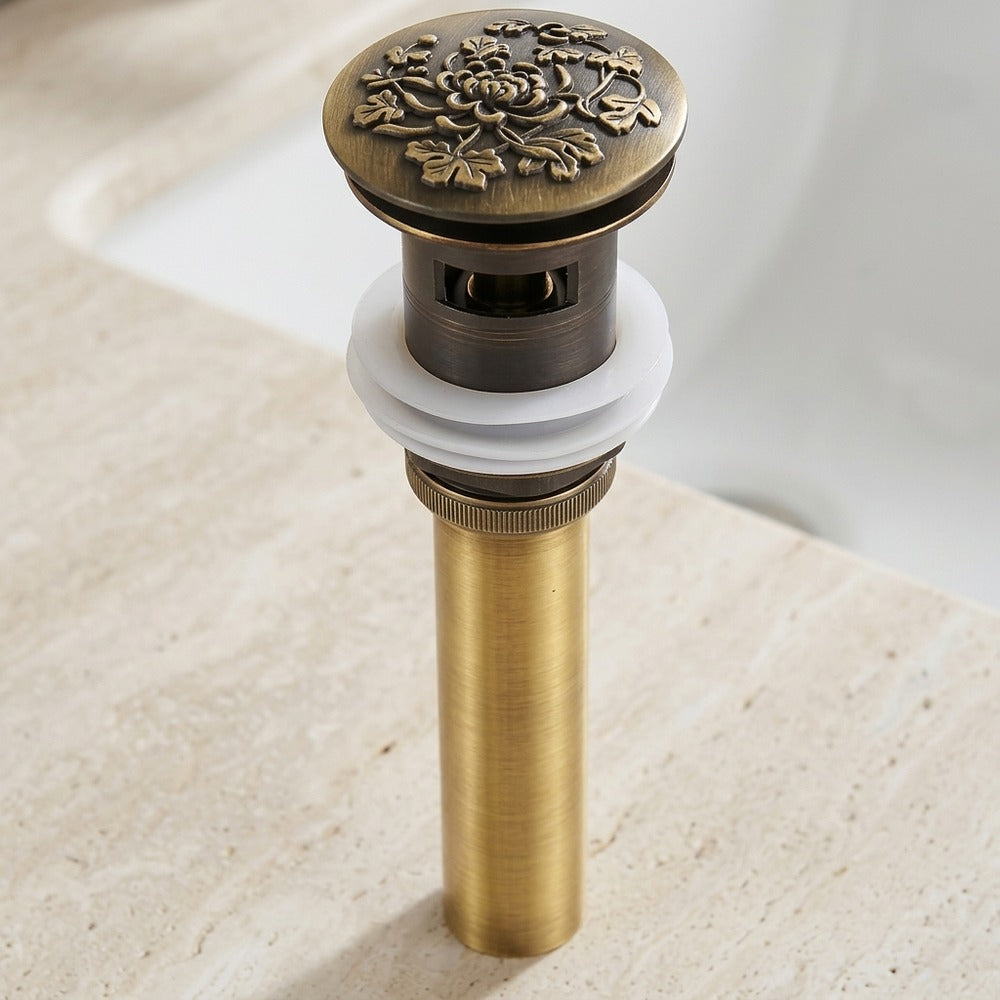 Lagomel bathroom sink drain, set in a Contemporary bathroom