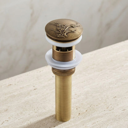 Lagomel bathroom sink drain, set in a Contemporary bathroom