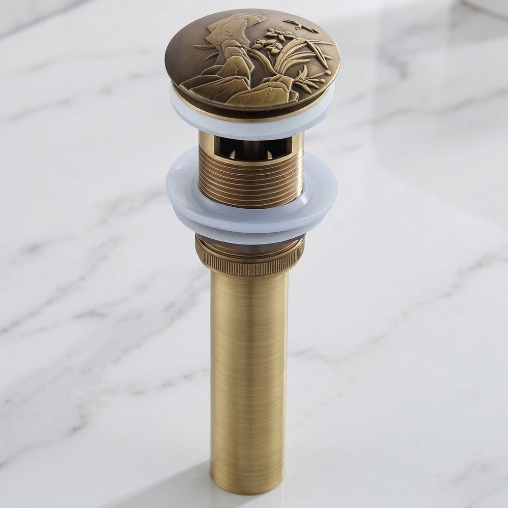 Lagomel bathroom sink drain, set in a Contemporary bathroom