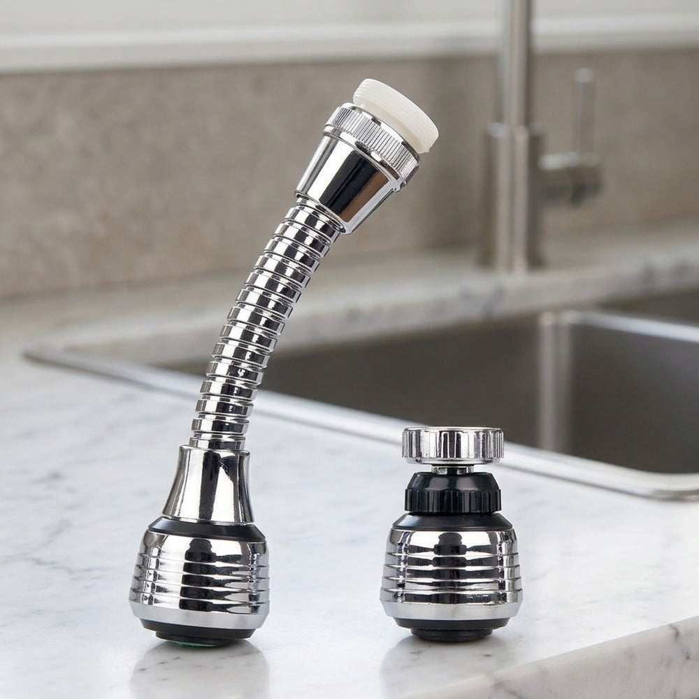 Lagomel faucet aerator, set in a Modern bathroom